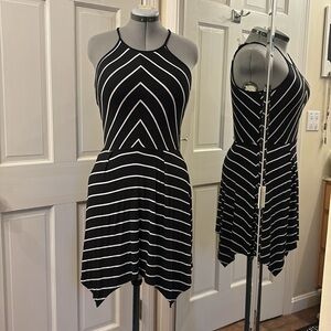 Black & White Summer Tank Dress